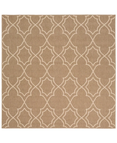 Surya Alfresco Alf-9587 Camel 7'3" Square Area Rug, Indoor/outdoor