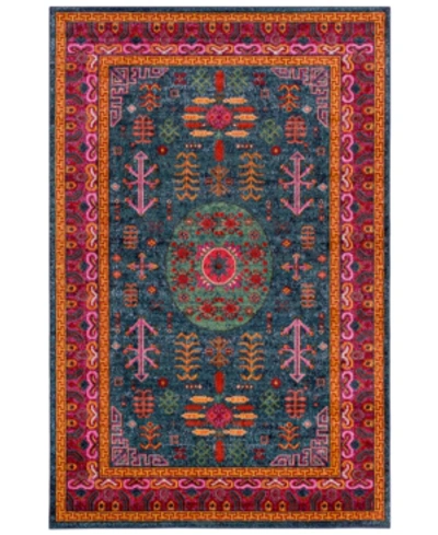 Surya Anika Ani-1005 Teal 5'3" X 7'3" Area Rug In Green