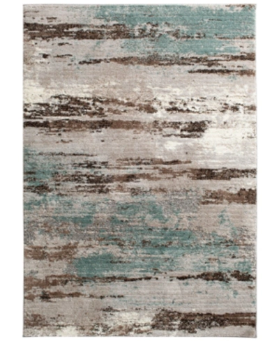 Km Home Leisure Cove 3'3" X 5'3" Area Rug In Brown
