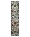 Jhb Design Andorra Catalan 2'6" X 12' Runner Area Rug In Stone