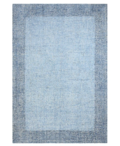Hotel Collection Area Rug, Frame Fr1 7'9" X 9'9", Created For Macy's In Lapis