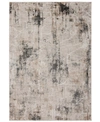 Km Home Alloy 5' X 8' Area Rug In Grey