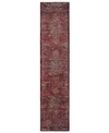 Jhb Design Andorra Charlemagne 2'6" X 12' Runner Rug In Red