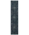Jhb Design Andorra Charlemagne 2'6" X 12' Runner Rug In Blue