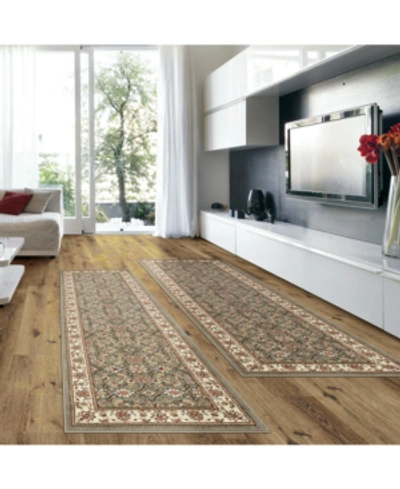 Km Home Prato Meshed Sage 2-pc. Runner Rug Set