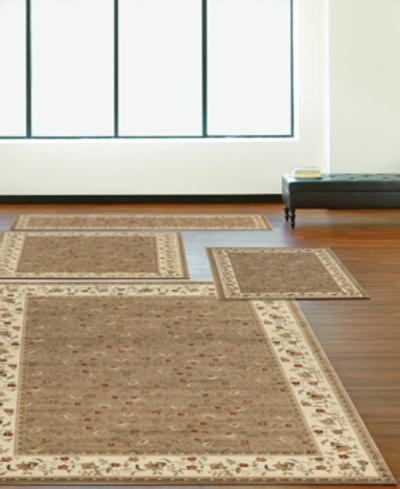 KM HOME CLOSEOUT! KM HOME FLORENCE FLORAL 4-PC. RUG SET