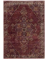 Jhb Design Andorra Charlemagne 7'10" X 10'10" Area Rug In Red