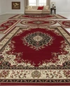 Km Home Vienna Kerman Red 5-pc. Rug Set In Red