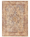 Km Home Taza Heriz 3' X 5' Area Rug In Beige