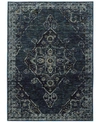 Jhb Design Journey Charlemagne 5'3" X 7'3" Area Rug In Blue