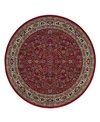Oriental Weavers , Ariana Sarouk 113r 8' Round Area Rug In Red