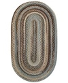 Capel American Legacy Oval Braid 0210-700 2' X 3' Area Rug In Blue/brown