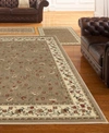 Km Home Area Rug Set, Roma Collection 3 Piece Set Floral In Biege
