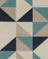 ABBIE & ALLIE RUGS CITY CIT-2315 AQUA 18" AREA RUG SWATCH