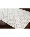 ABBIE & ALLIE RUGS SEVILLE SEV-2319 MEDIUM GRAY 18" AREA RUG SWATCH