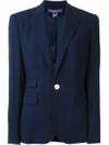 Ralph Lauren Parker One-button Wool Jacket In Navy