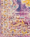 ABBIE & ALLIE RUGS MOROCCO MRC-2305 FUSCHIA 18" AREA RUG SWATCH