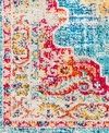 ABBIE & ALLIE RUGS MOROCCO MRC-2303 TEAL 18" AREA RUG SWATCH