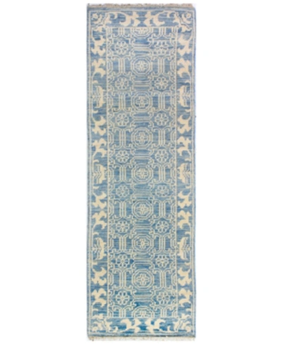 Bb Rugs Carah Crh-104 Denim 2'6" X 8' Runner Area Rug