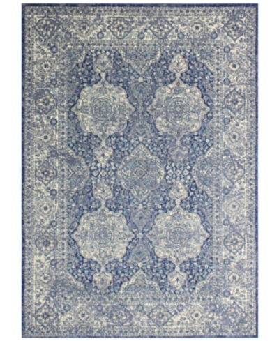 Bb Rugs Medley 5363 5' X 7'6" Area Rug In Dark Blue