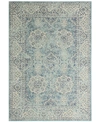 Bb Rugs Bayside Alm215 2'6" X 8'6" Runner Area Rug In Aqua