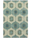 Bb Rugs Alistar Ali-103 7'6" X 9'6" Area Rug In Aqua