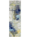 Bb Rugs Medley 5574a Ivory/grey 2'6" X 8' Runner Area Rug In Ivory/grey