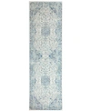 Bb Rugs Medley 5574a Ivory/grey 2'6" X 8' Runner Area Rug In Ivory