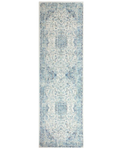 Bb Rugs Medley 5574a Ivory/grey 2'6" X 8' Runner Area Rug