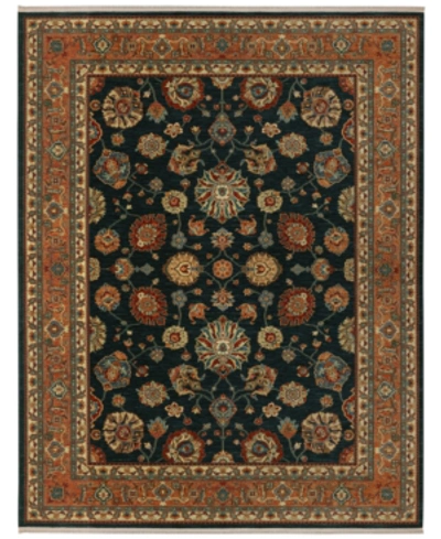 Karastan Closeout!  Sovereign Sultana 10' X 14' Area Rug In Navy