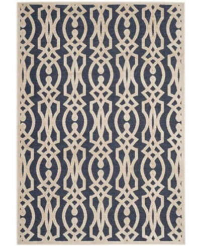 Martha Stewart Collection Azurite Blue 8' X 11'2" Outdoor Area Rug, Created For Macy's In Dune