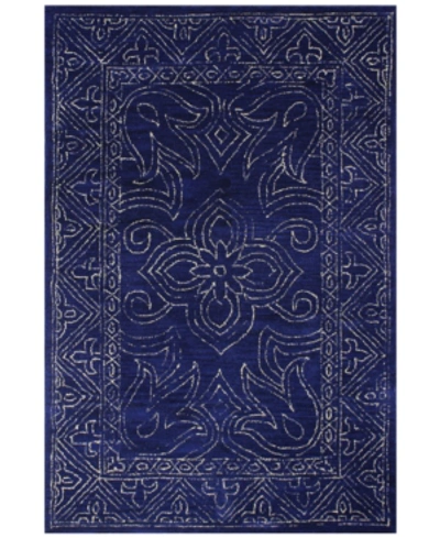 Bb Rugs Veneto Cl130 8'6" X 11'6" Area Rug In Navy
