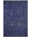 Bb Rugs Nico Nic-133 5' X 7'6" Area Rug In Navy