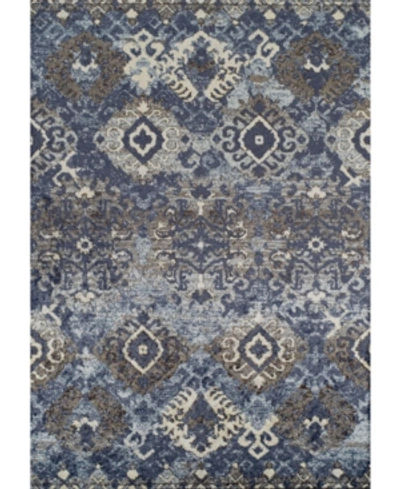 D Style Closeout!  Alanna Ala10 4'11" X 7' Area Rug In Navy