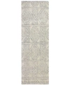 Bb Rugs Taron Val-01 Ivory 2'6" X 8' Runner Rug In Ivory/grey