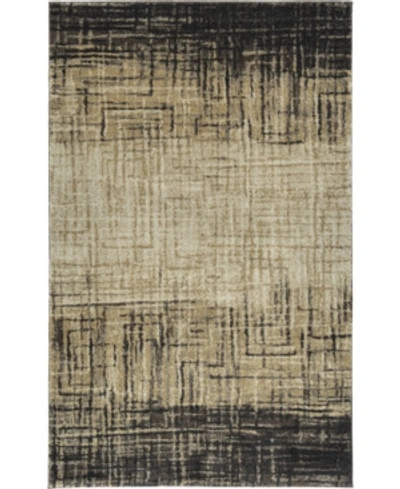 D Style Closeout!  Tempo Tem11 5'3" X 7'7" Area Rug In Chocolate