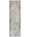 Surya Presidential Pdt-2311 Medium Gray 3'3" X 8' Runner Area Rug In Medium Gray