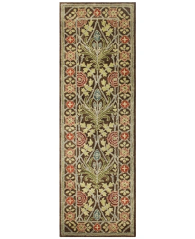 Bb Rugs Dijay Djy-102 Chocolate 2'6" X 8' Runner Area Rug