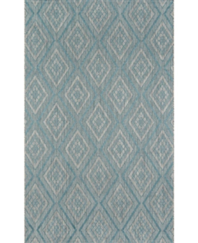 Madcap Cottage Lake Palace Rajastan Weekend 7'10" X 10'10" Indoor/outdoor Area Rug In Light Blue