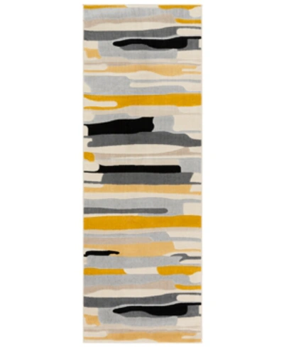 Abbie & Allie Rugs Kyra Kra-2340 Mustard 2'7" X 7'3" Runner Area Rug