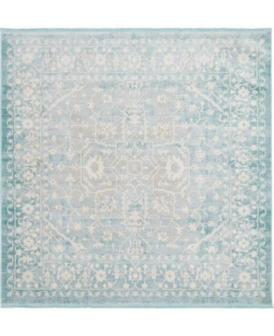 Bridgeport Home Norston Nor1 8' X 8' Square Area Rug In Blue