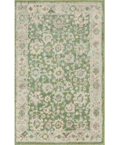 Bridgeport Home Closeout! Bayshore Home Lorem Lor3 3' 3" X 5' 3" Area Rug In Green