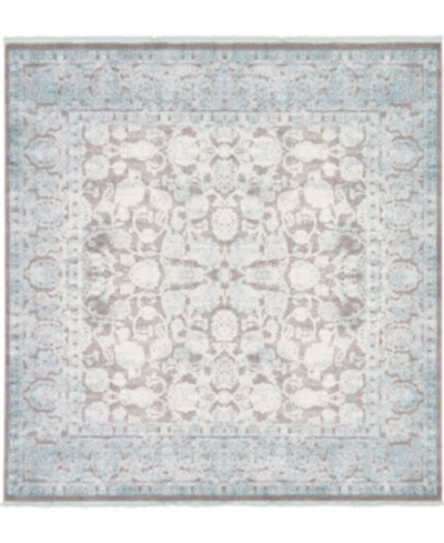 Bridgeport Home Norston Nor3 8' X 8' Square Area Rug In Blue