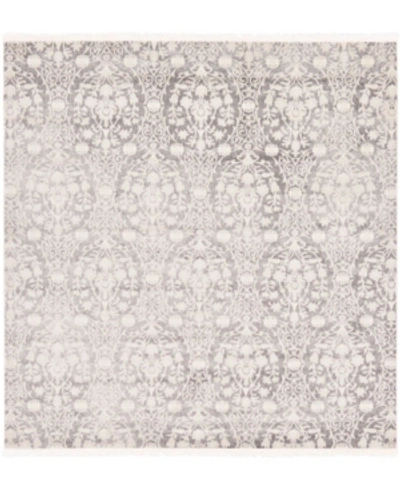 Bridgeport Home Norston Nor5 8' X 8' Square Area Rug In Gray