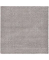 BRIDGEPORT HOME EXACT SHAG EXS1 CLOUD GRAY 8' 2" X 8' 2" SQUARE AREA RUG