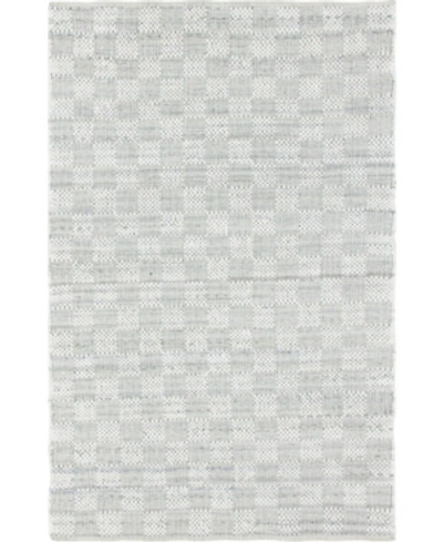 Bridgeport Home Closeout! Bayshore Home Jari Checkered Jar2 Ivory 6' X 9' Area Rug