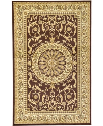 Bridgeport Home Belvoir Blv2 5' X 8' Area Rug In Brown