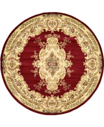 Bridgeport Home Belvoir Blv5 8' X 8' Square Area Rug In Red