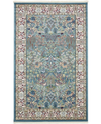 Bridgeport Home Zara Zar7 5' X 8' Area Rug In Blue
