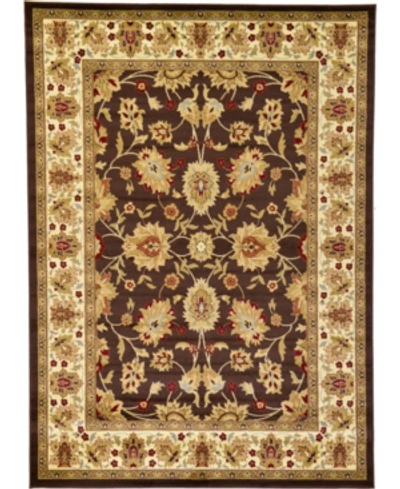 Bridgeport Home Passage Psg3 7' X 10' Area Rug In Brown